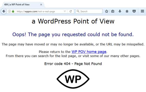 friendly helpful 404 error page